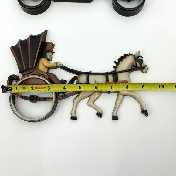 Vintage 1975 Homco Model T and Horse and Buggy Wall Hangings MCM Nostalgia USA - Picture 13 of 15